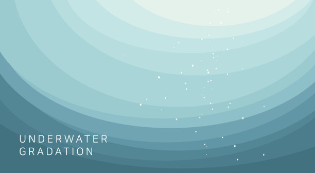 海水中蓝色海水的细微渐变图片下载