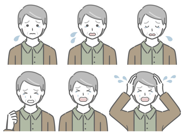 老人哭泣的表情图片下载