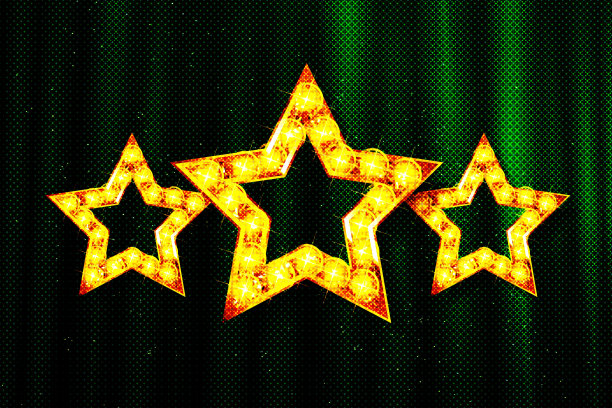 三颗金星标志图片下载