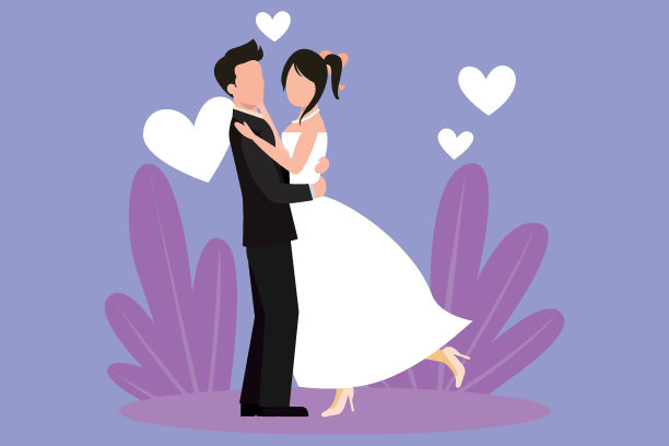 这对情侣在跳舞。图片下载