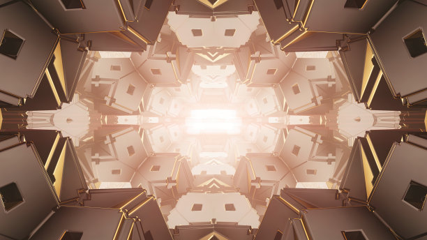 抽象的万花筒背景图片下载