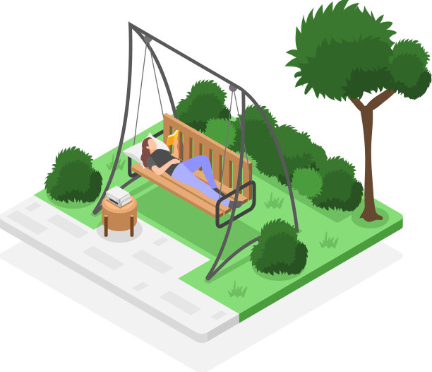 匀速女子在荡秋千图片下载