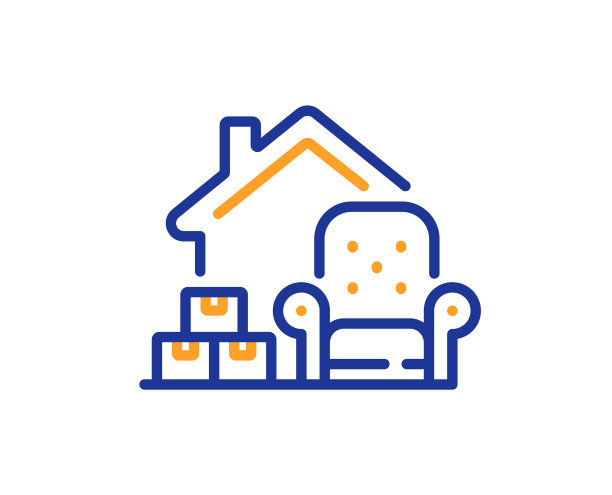 打包东西行图标家搬家标志图片下载