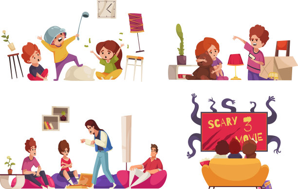 儿童恐怖故事图片下载