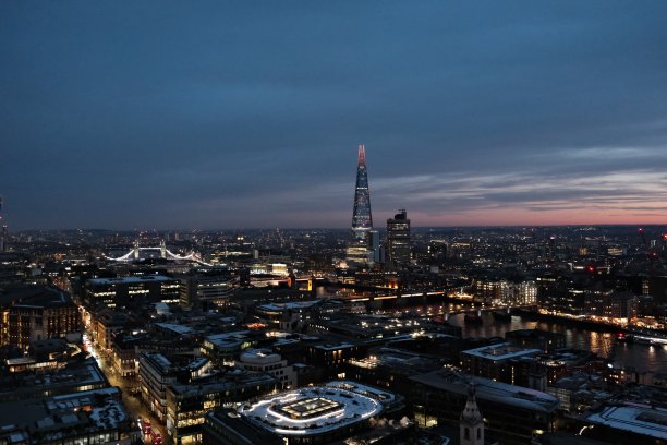 当夜幕降临，伦敦图片下载