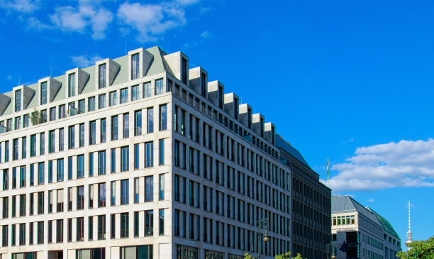 位于柏林巴黎广场的办公楼图片下载