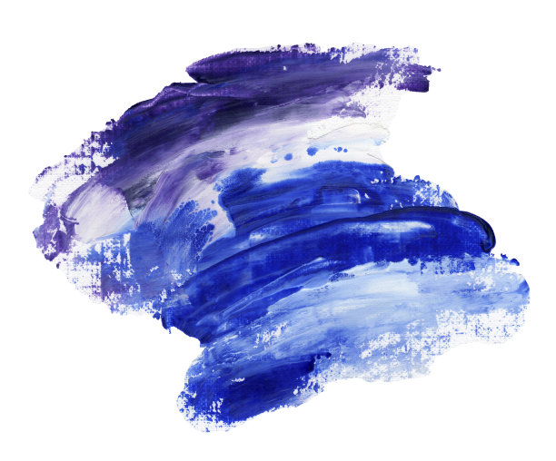 白色背景上的蓝紫色斑点图片下载