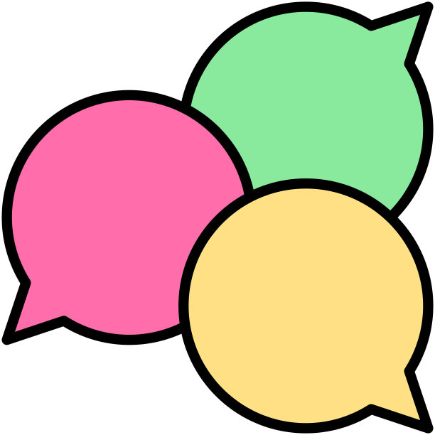 演讲气球图标，填充风格矢量插图图片下载