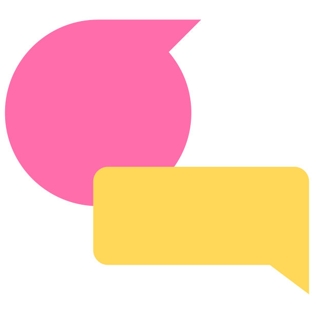 演讲气球图标，平面风格矢量插图图片下载