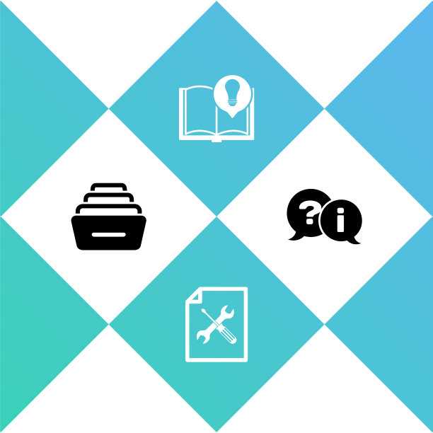 设置抽屉与文件，文件服务，有趣的事实和问题和感叹号图标。向量图片下载