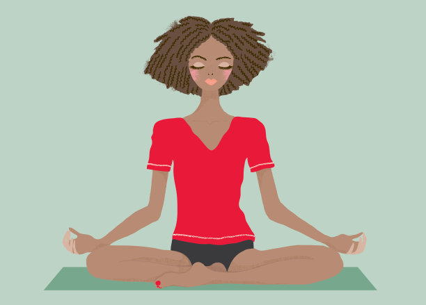 瑜伽女孩1大号图片下载