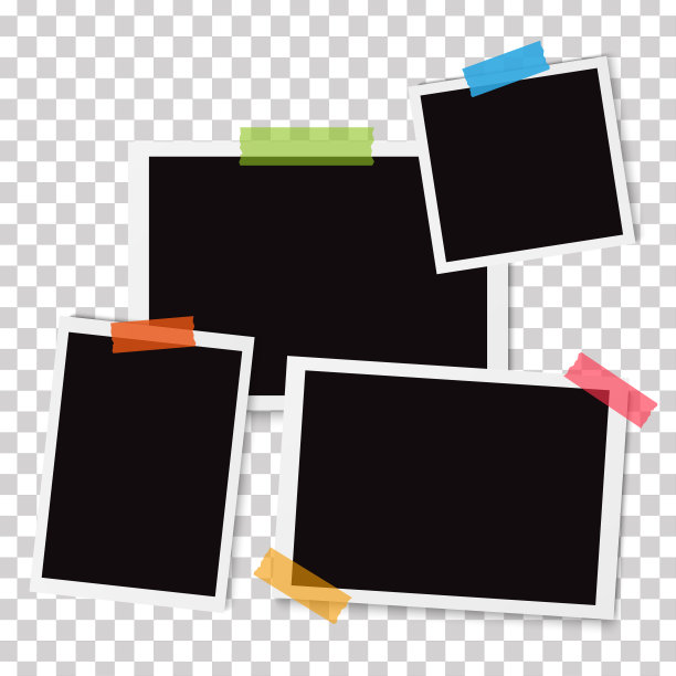 图模型。复古风格的胶带。复古相框模板图片下载