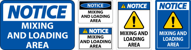 白色背景上有着火会产生有毒气体的告示图片下载