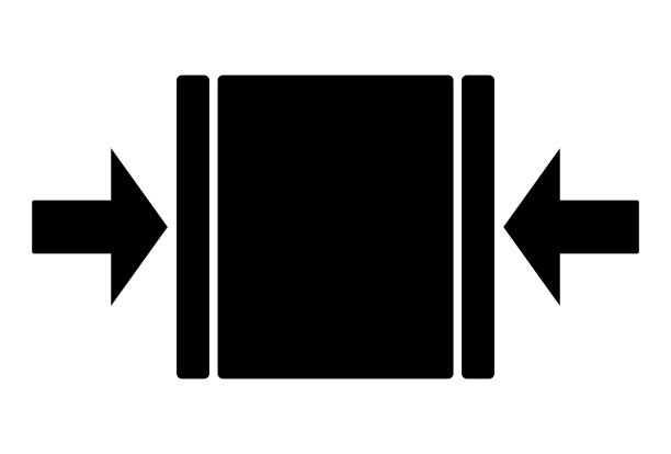 钳示插图，黑色在白色背景图片下载