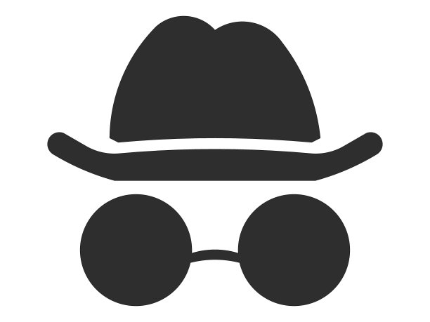 隐身矢量图标。填充平面标志移动概念和网页设计。帽子和眼镜的字形图标。匿名间谍特工符号，标识插图。图片下载