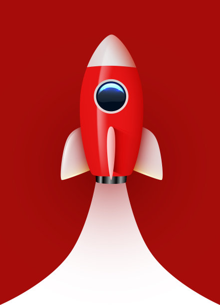 火箭发射。创业概念。图片下载