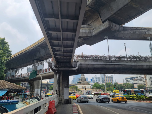 曼谷市内的道路图片下载