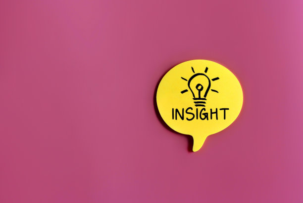 语音气泡与文本INSIGHT和灯泡图片下载