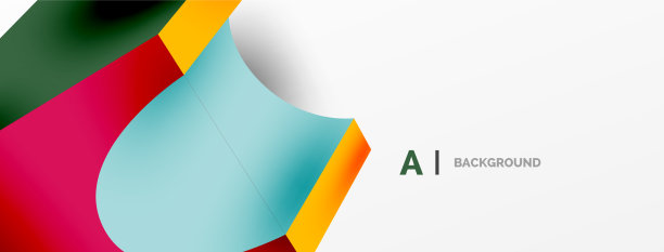 抽象背景-三维抽象形状壁纸图片下载