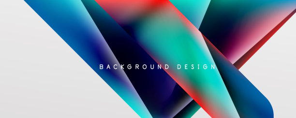 三角形流体颜色渐变抽象背景图片下载