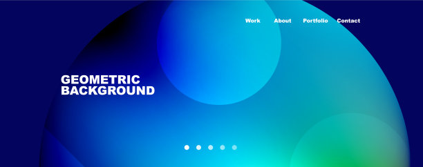 圆形流动形状组成几何图片下载