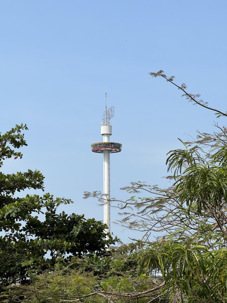 马六甲，马来西亚——2022年2月1日:从远处看塔明纱丽图片下载