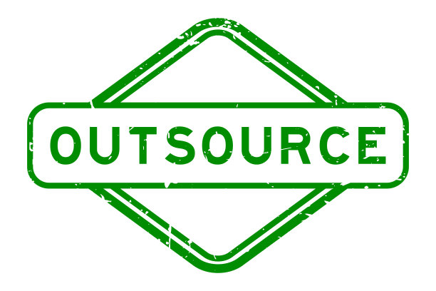 垃圾绿色外包字橡胶印章白色背景图片下载