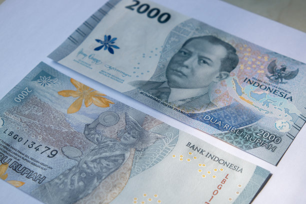 Rupiah钞票。图片下载