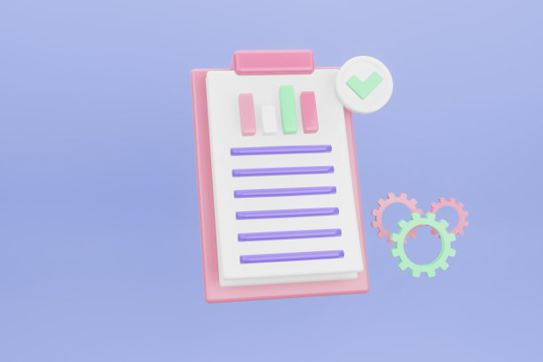 3d剪贴板与业务理念的目标上的项目计划，快速进展，分析图标。剪贴板纸与数据分析和目标，SEO优化，业务策略，图形分析。三维渲染图片下载