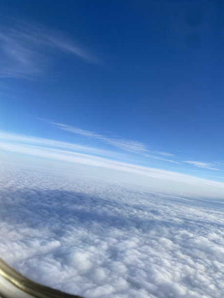 飞机上的天空图片下载