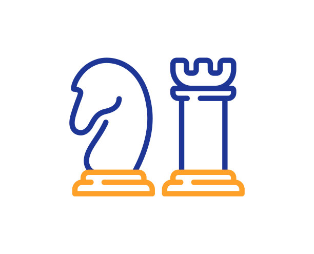 棋行图标商业战略标志图片下载