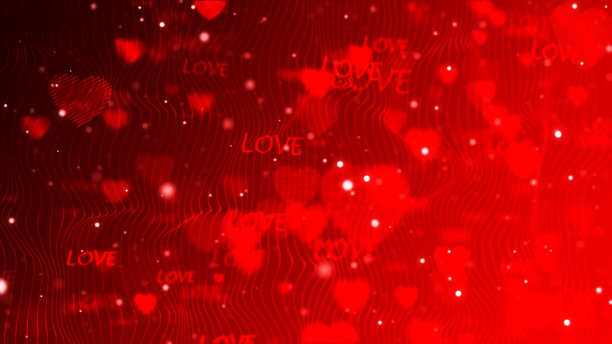 无缝图案与心。浪漫的奶油桃色背景纺织品，壁纸，织物，设计图片下载