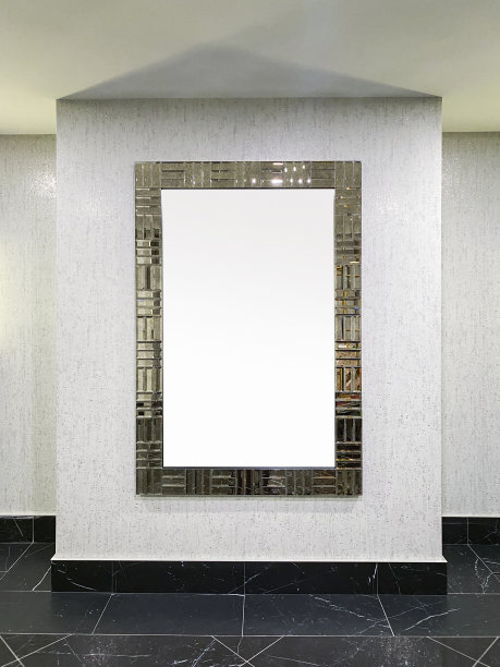 别致的金属镜子图片下载