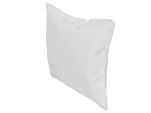 白色方形枕头的模型。三维渲染图片下载