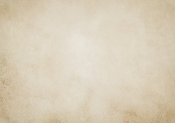 近距离细节的旧纸纹理背景，米色纸复古与水彩染色图片下载