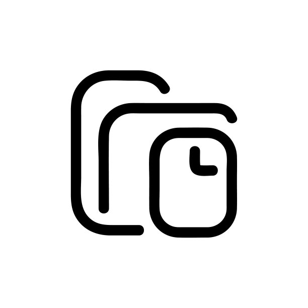 文件夹矢量图标，轮廓样式，隔离在白色背景上。图片下载