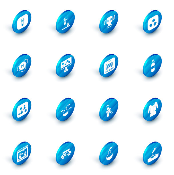 设置试管烧瓶上的火，防毒面具，细菌，分子，化学式，丙烷气罐和元素周期表图标。向量图片下载