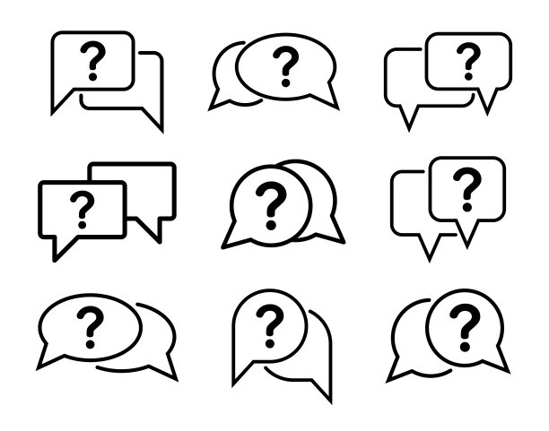 带问号的聊天图标图片下载