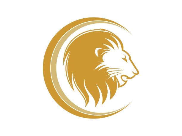 带狮子头的金色旋风图片下载