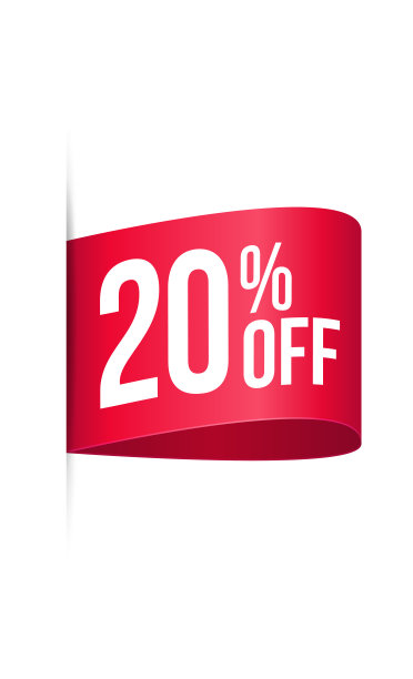 销售标签矢量图(8折)图片下载