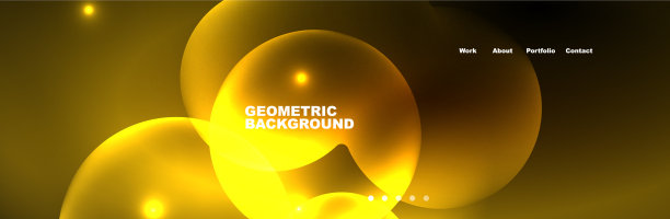 霓虹灯气泡环绕着神奇的能量空间图片下载