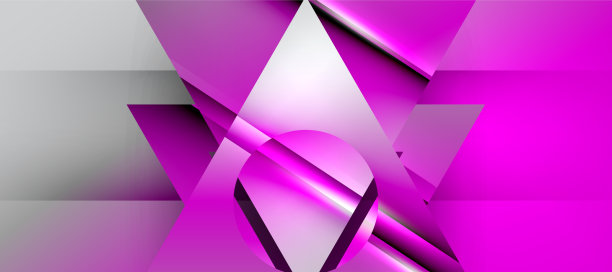 新潮的极简几何构图抽象图片下载