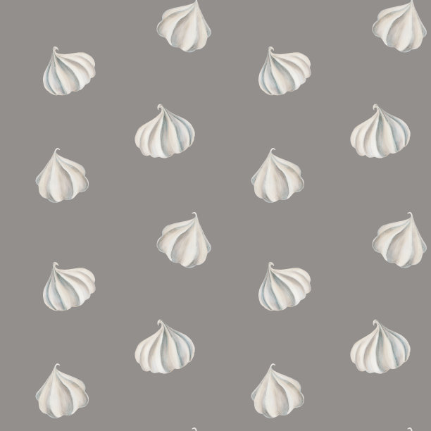 水彩无缝图案与蛋白霜。手绘甜蜜的白色孤立的背景。用于设计师，菜单，商店，测谎，酒吧，小酒馆，餐厅，用于明信片，包装纸，封面。海报及纺织品图片下载