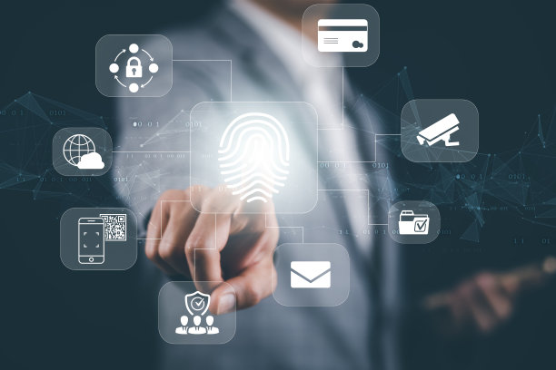 手触指纹带虚拟全球带网络安全，登录、用户、身份信息网络安全和加密，安全访问用户个人信息，安全上网图片下载