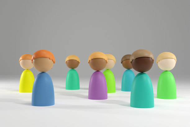 人群，人，社会和社交媒体网络，互联网社区，多元化全球化图片下载