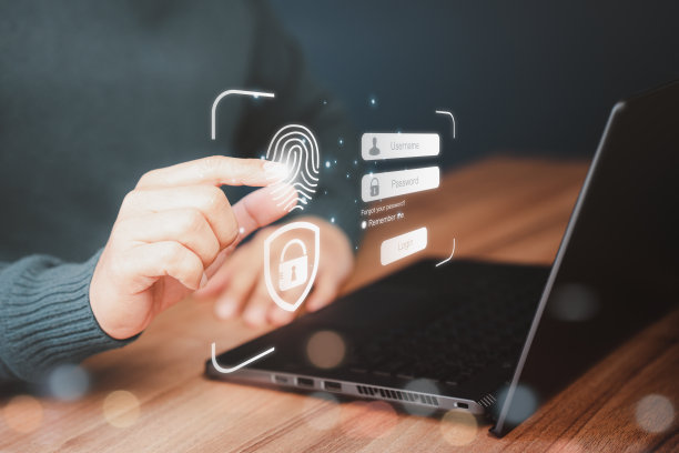 人键入登录用户和密码，网络安全概念，安全加密和访问用户的私人信息访问互联网。图片下载