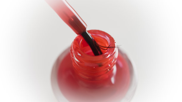 红色指甲油图片下载