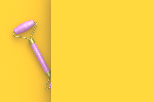 脸辊在墙后。副本的空间。三维渲染图片下载