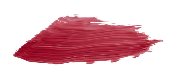 红色的刷子孤立在白色的背景上，红色的刷子猩红鼠尾草图片下载