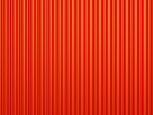 一个红色镀锌板背景图像在一个简单的概念背景主题，3D插图图片下载